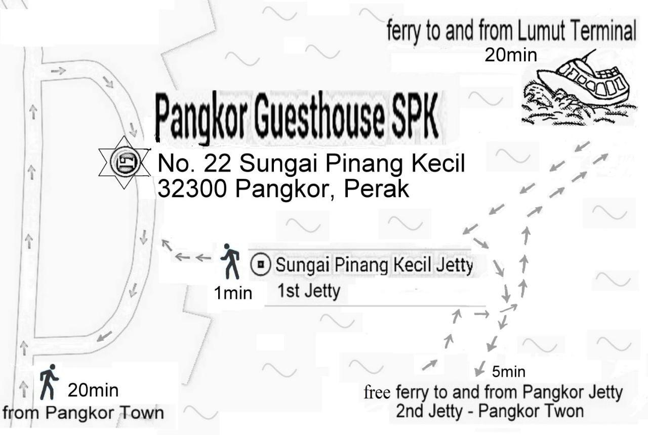 Pangkor Guesthouse Spk Kampong Sungai Udang Esterno foto